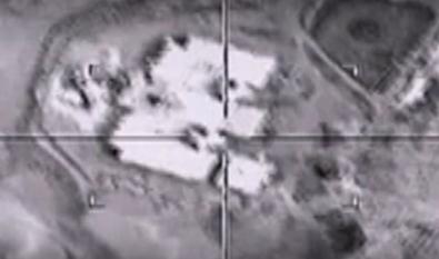 Высокоточное поражение корректируемой авиабомбой КАБ-500С самого главного боевика в штабе ИГИЛ в РАККА, которому приспичило во время российского удара…