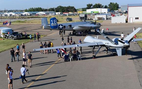 Международный дебют MQ-9, модель Reaper впервые была показана зарубежной публике 15 июля 2017 года на авиашоу в Lethbridge, пров. Альберта (Канада) 